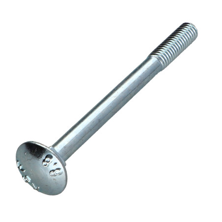 1 x Vognbolt M6X70 delvis gevind Klasse 8.8 elforzinket stål