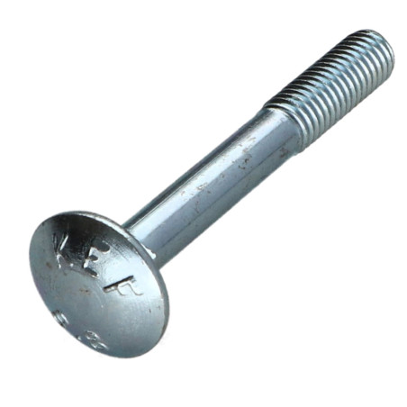 1 x Vognbolt M10X140 delvis gevind elforzinket stål 10 mikron