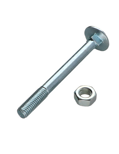 1 x Vognbolt M8X80 Gevind 22 delvis gevind...