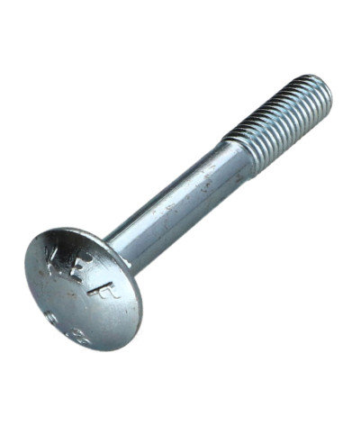 1 x Vognbolt M10X155 delvis gevind elforzinket...