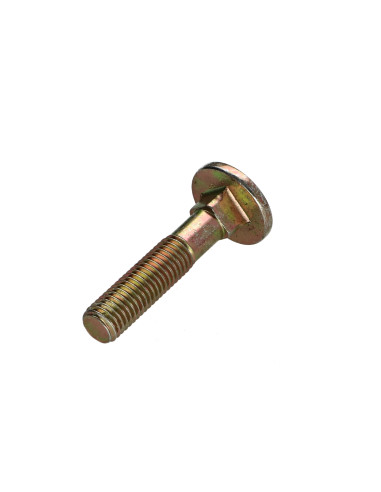 1 x Vognbolt M7X35 delvis gevind gul zink