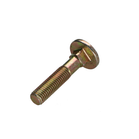 1 x Vognbolt M7X35 delvis gevind gul zink