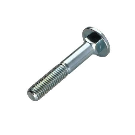 1 x Vognbolt M12X90 delvis gevind elforzinket stål