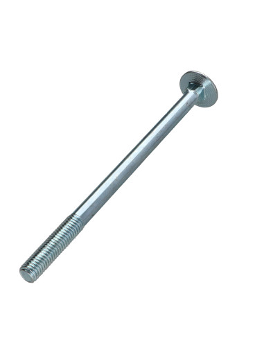 1 x Vognbolt M10X180 delvis gevind elforzinket...