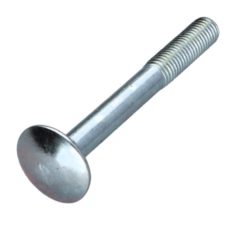 1 x Vognbolt M7X60 trin 100 delvis gevind elforzinket stål