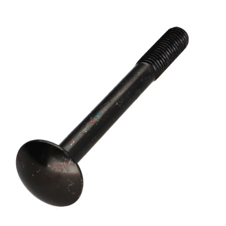 1 x Vognbolt M6X60 delvis gevind sort galvaniseret