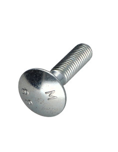 Vognbolt M8X35 delvis gevind Klasse 8.8 elforzinket stål