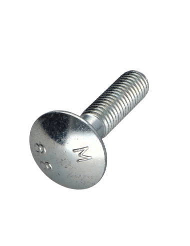 1 x Vognbolt M8X35 delvis gevind Klasse 8.8...