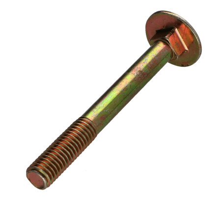1 x Vognbolt M8X70 Gevind 22 delvis gevind gul zink
