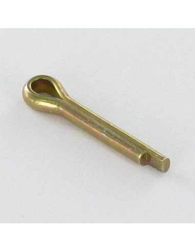 1 x Stift kærv gul zink 3,2X25