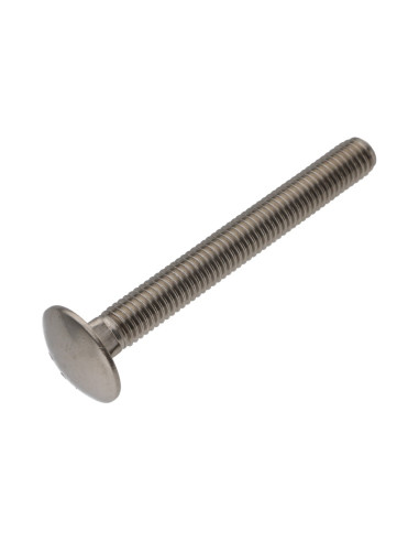 1 x Vognbolt Rustfrit stål A2 M12X90 Fuld trÃ¥d