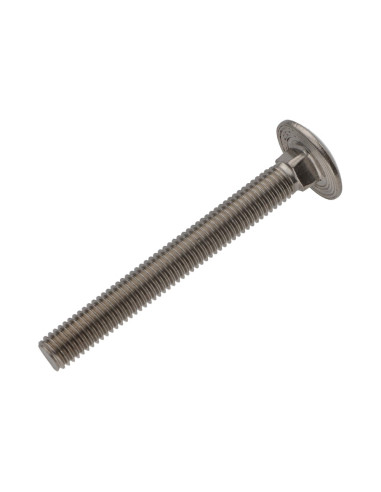 1 x Vognbolt Rustfrit stål A2 M12X90 Fuld trÃ¥d