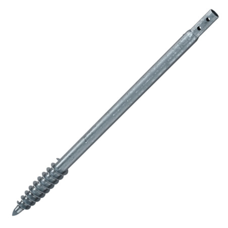 1 x Fundamentskrue 89X5X2000 modstandsdygtig mod korrosion varmgalvaniseret stål
