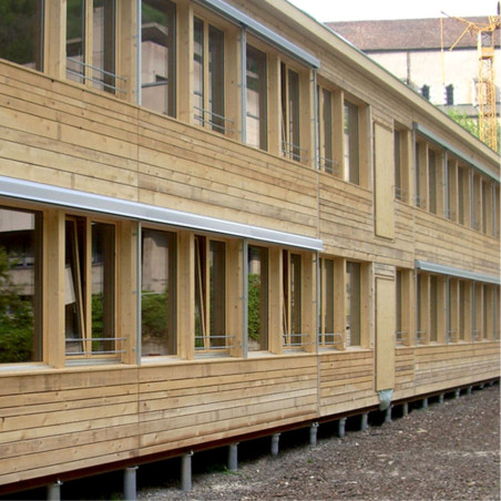 1 x Fundamentskrue 76X3.6X2000 modstandsdygtig mod korrosion varmgalvaniseret stål