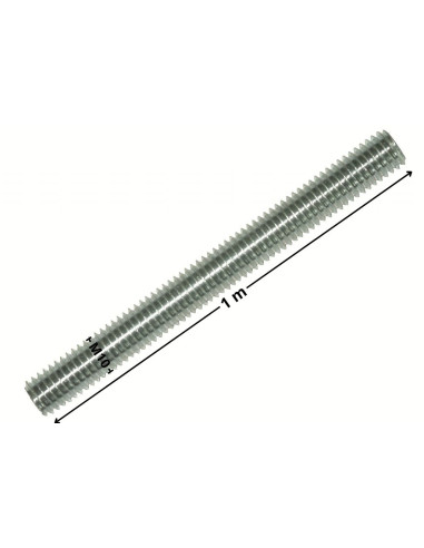 1 x Gevindstang M10 længde 1 meter trin venstre...