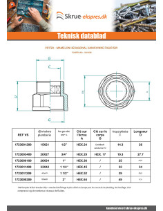 Mamilo hexagonal Figura 529 para junta plana han/hun... 2