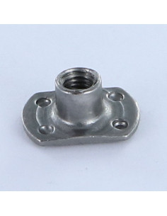 Cylindrisk møtrik til svejsning Ekstern chef M6 19X11...