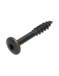 Skrue hængsel 7X60 Fuld trÃ¥d T30 sort galvaniseret