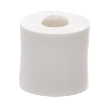 1 x Forbindelsesstykke cylindrisk 5,2X10X17 Wit polyethyleen