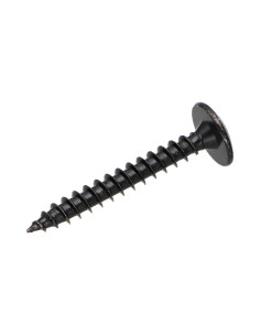 Skrue hængsel 6X45 delvis gevind T30 sort galvaniseret 2