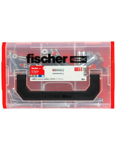 1 x Udvalg Skrue og Plug metalisk Fischer DUOHM S