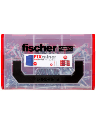 1 x Udvalg Skrue og Plug Fischer FIXTAINER