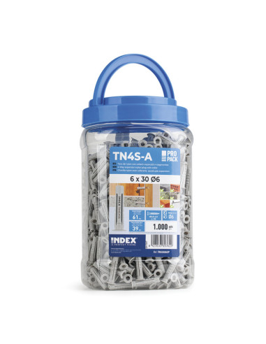 1 x Spand med 1000 Plug Nylon 6