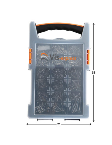 1 x CASE OPBEVARING 38X21X6.2
