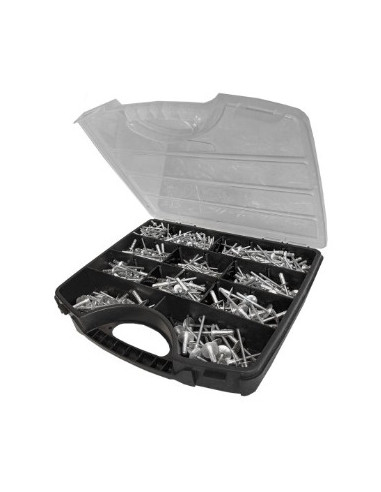 1 x Udvalg 500 Blindnitter Multigrip Aluminium...