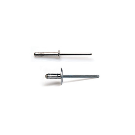 1 x Udvalg 500 Blindnitter Multigrip Aluminium stang stål DEGOMETAL