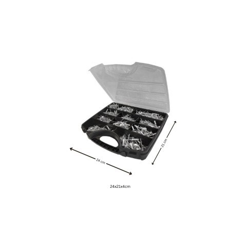 1 x Udvalg 500 Blindnitter Multigrip Aluminium stang stål DEGOMETAL
