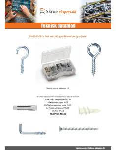 Udvalg 130 Skrue og Plug gipsplader 2