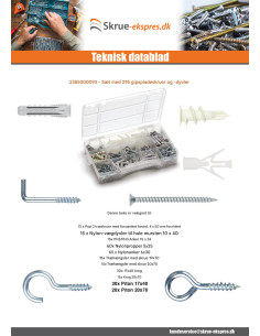 Udvalg 295 Skrue og Plug gipsplader 2