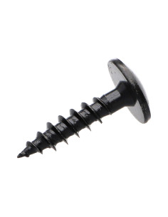 Skrue hængsel 7X40 Fuld trÃ¥d T30 sort galvaniseret 2