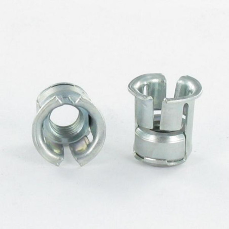1 x Møtrik Bur rond M6 Tykkelse materiale 0,7 to 4 CV4826HG elforzinket stål
