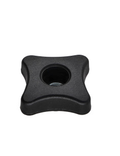 Møtrik FLYVENDE sort nylon M6
