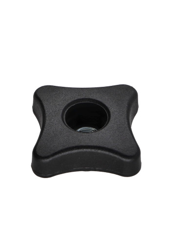 1 x Møtrik FLYVENDE sort nylon M6