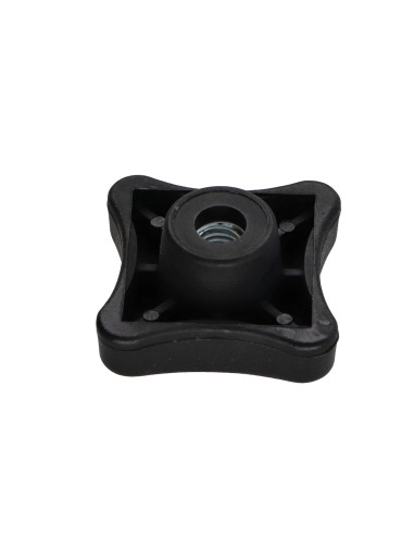 1 x Møtrik FLYVENDE sort nylon M6