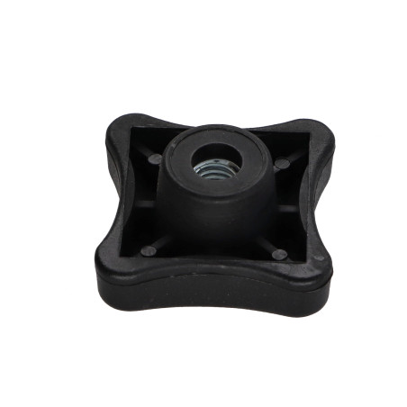 1 x Møtrik FLYVENDE sort nylon M6