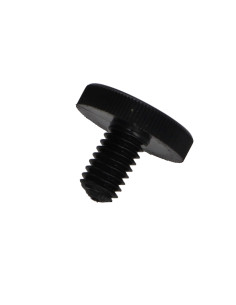 Vis m-hastighed sort nylon panhoved riflet M6X10